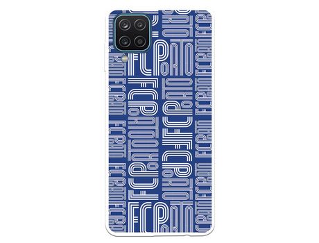 Funda para Samsung Galaxy A12 del Futebol Club Oporto Nombre Fondo Azul - Licencia Oficial Futebol Club Oporto