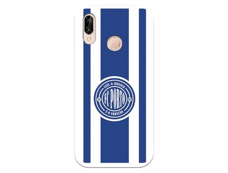 Funda para Huawei P20 Lite del Futebol Club Oporto Escudo Escudo y Rayas - Licencia Oficial Futebol Club Oporto