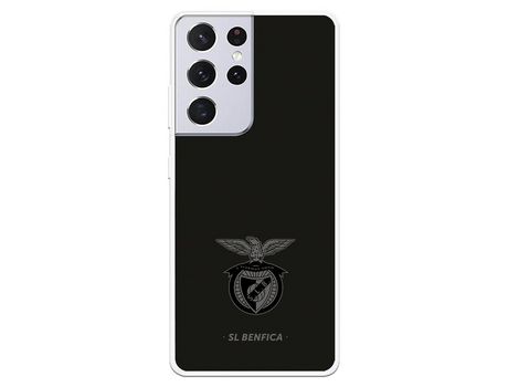 Funda para Samsung Galaxy S21 Ultra del Escudo Fondo Negro - Licencia Oficial Benfica