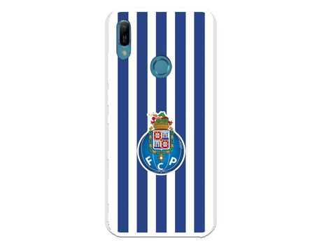 Funda para Huawei Y6 2019 del Futebol Club Oporto Escudo Rayas - Licencia Oficial Futebol Club Oporto
