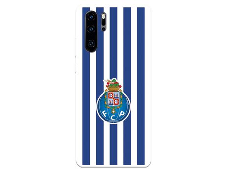 Funda para Huawei P30 Pro del Futebol Club Oporto Escudo Rayas - Licencia Oficial Futebol Club Oporto