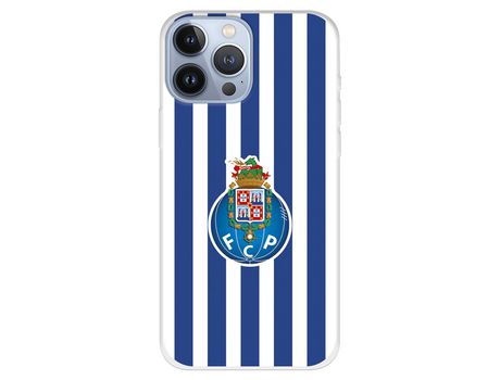 Funda para iPhone 13 Pro Max del Futebol Club Oporto Escudo Rayas - Licencia Oficial Futebol Club Oporto