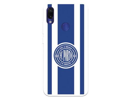 Funda para Xiaomi Redmi Note 7 del Futebol Club Oporto Escudo Escudo y Rayas - Licencia Oficial Futebol Club Oporto
