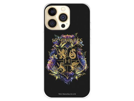 Funda para iPhone 14 Pro Oficial de Harry Potter Hogwarts Floral - Harry Potter