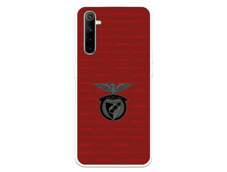 Funda para Realme 6 del Escudo Fondo Granate - Licencia Oficial Benfica