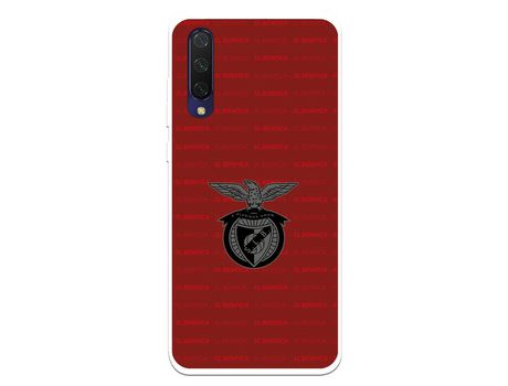 Funda para Xiaomi Mi 9 lite del Escudo Fondo Granate - Licencia Oficial Benfica