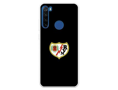 Funda para Xiaomi Redmi Note 8T del Rayo Vallecano Escudo Fondo Negro - Licencia Oficial Rayo Vallecano