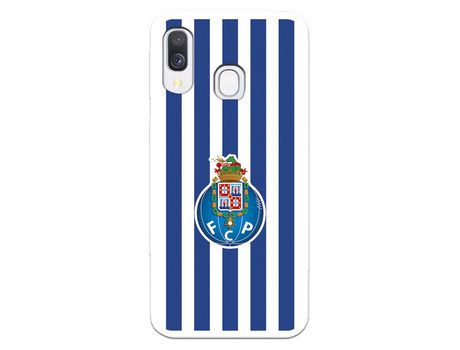 Funda para Samsung Galaxy A40 del Futebol Club Oporto Escudo Rayas - Licencia Oficial Futebol Club Oporto