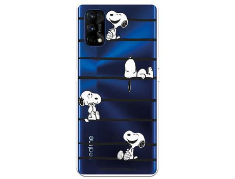 Funda para Realme 7 Pro Oficial de Peanuts Snoopy rayas - Snoopy