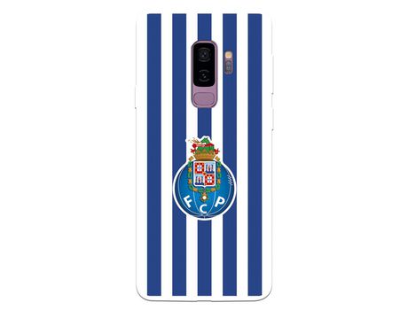Funda para Samsung Galaxy S9 Plus del Futebol Club Oporto Escudo Rayas - Licencia Oficial Futebol Club Oporto