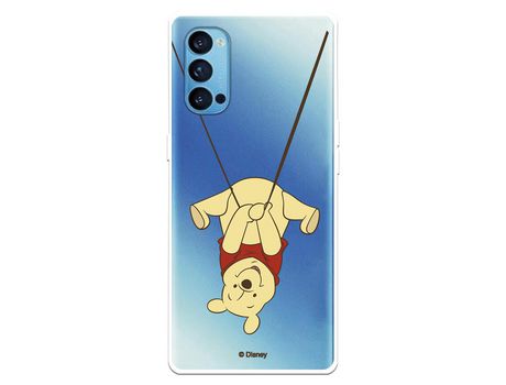 Funda para Oppo Reno4 5G Oficial de Disney Winnie Columpio - Winnie The Pooh