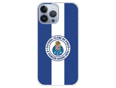 Funda para iPhone 13 Pro Max del Futebol Club Oporto Escudo Rayas Azul y blanco - Licencia Oficial Futebol Club Oporto