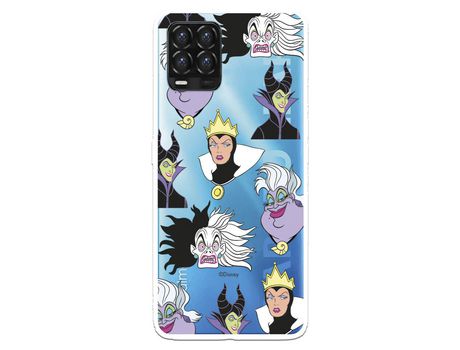 Funda para Realme 8 Oficial de Disney Patrón Villanas