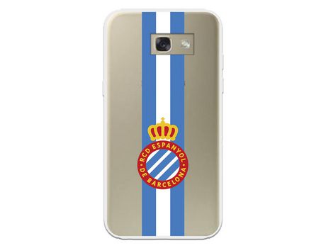 Funda para Samsung Galaxy A3 del RCD Espanyol Escudo Albiceleste Escudo Albiceleste - Licencia Oficial RCD Espanyol