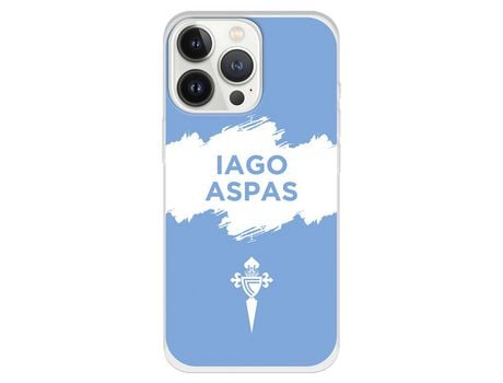 Funda para iPhone 13 Pro del Celta Iago Aspas - Licencia Oficial RC Celta