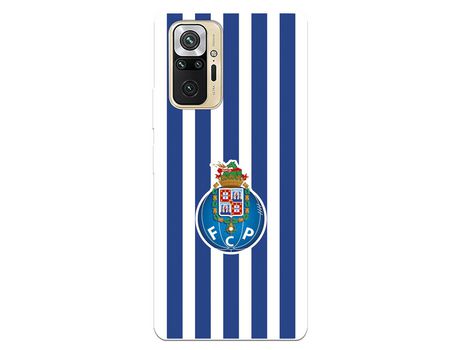 Funda para Xiaomi Redmi Note 10 Pro del Futebol Club Oporto Escudo Rayas - Licencia Oficial Futebol Club Oporto