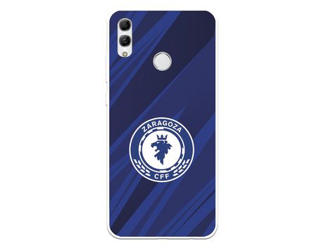 Funda para Huawei P Smart 2019 del Zaragoza CF Femenino Escudo Fondo Azul-Negro - Licencia Oficial Zaragoza CF Femenino