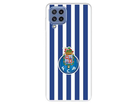 Funda para Samsung Galaxy M32 del Futebol Club Oporto Escudo Rayas - Licencia Oficial Futebol Club Oporto