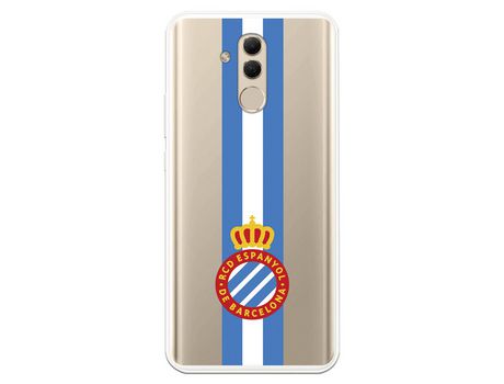 Funda para Huawei Mate 20 Lite del RCD Espanyol Escudo Albiceleste Escudo Albiceleste - Licencia Oficial RCD Espanyol