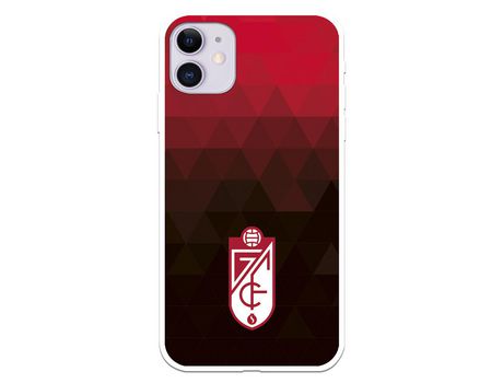 Funda para iPhone 11 del Granada CF Escudo - Fondo Rojo y Negro Escudo - Fondo Rojo y Negro - Licencia Oficial Granada CF