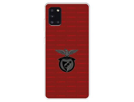 Funda para Samsung Galaxy A31 del Escudo Fondo Granate - Licencia Oficial Benfica