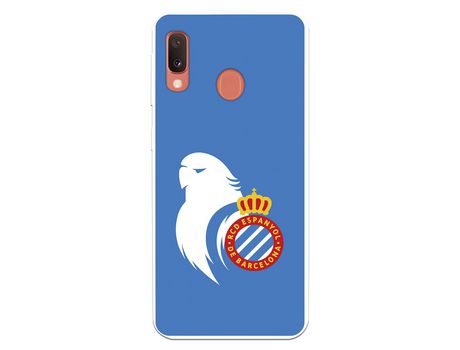 Funda para Samsung Galaxy A20e del RCD Espanyol Escudo Perico Escudo Perico - Licencia Oficial RCD Espanyol