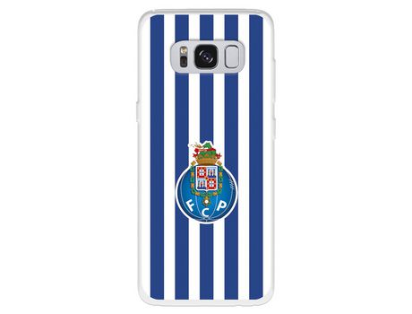 Funda para Samsung Galaxy S8 Plus del Futebol Club Oporto Escudo Rayas - Licencia Oficial Futebol Club Oporto