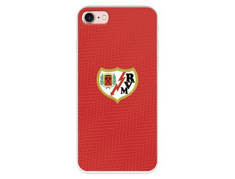 Funda para iPhone 7 del Rayo Vallecano Escudo Fondo Rojo - Licencia Oficial Rayo Vallecano