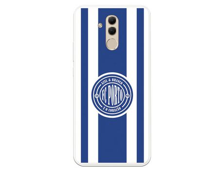 Funda para Huawei Mate 20 Lite del Futebol Club Oporto Escudo Escudo y Rayas - Licencia Oficial Futebol Club Oporto