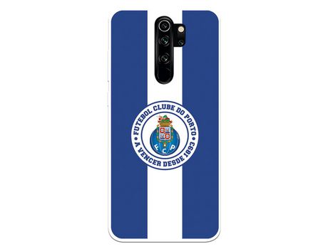 Funda para Xiaomi Redmi Note 8 Pro del Futebol Club Oporto Escudo Rayas Azul y blanco - Licencia Oficial Futebol Club Oporto