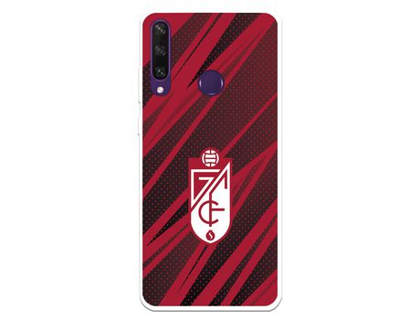 Funda para Huawei Y6p del Granada CF Escudo -Rojas y Negras Escudo -Rojas y Negras - Licencia Oficial Granada CF