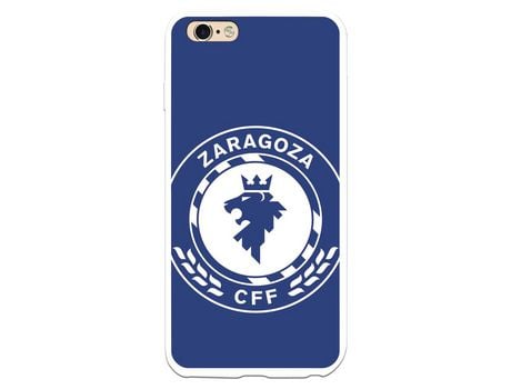 Funda para iPhone 6 Plus del Zaragoza CF Femenino Escudo Grande Fondo Azul - Licencia Oficial Zaragoza CF Femenino