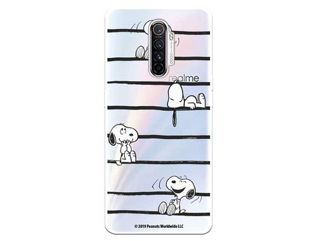 Funda para Realme X2 Pro Oficial de Peanuts Snoopy rayas - Snoopy