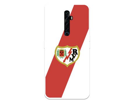 Funda para Oppo Reno2 Z del Rayo Vallecano Escudo - Licencia Oficial Rayo Vallecano