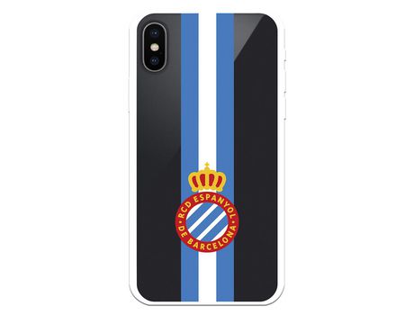 Funda para iPhone X del RCD Espanyol Escudo Albiceleste Escudo Albiceleste - Licencia Oficial RCD Espanyol