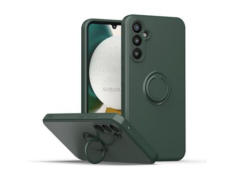 Carcasa de TPU CO-PHÉNIX + metal con muletas negro para Samsung Galaxy S21 FE 5G