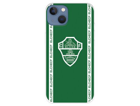 Funda para iPhone 14 Plus del Elche CF Escudo Fondo Verde - Licencia Oficial Elche CF