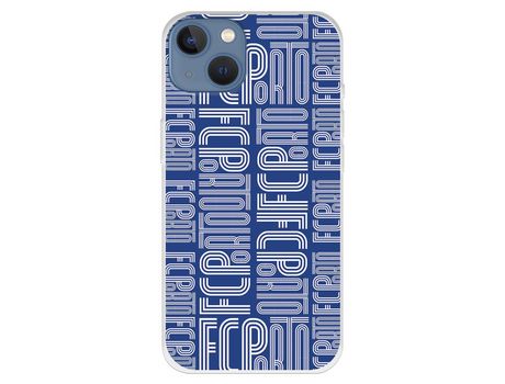 Funda para iPhone 13 del Futebol Club Oporto Nombre Fondo Azul - Licencia Oficial Futebol Club Oporto
