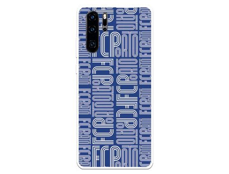 Funda para Huawei P30 Pro del Futebol Club Oporto Nombre Fondo Azul - Licencia Oficial Futebol Club Oporto