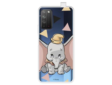 Funda para Huawei Honor X10 5G Oficial de Disney Dumbo Silueta Transparente - Dumbo