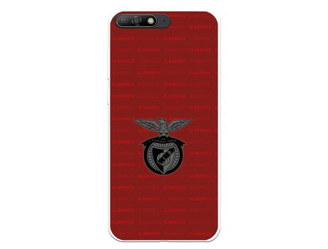 Funda para Huawei Y6 2018 del Escudo Fondo Granate - Licencia Oficial Benfica
