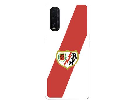 Funda para Oppo Find X2 del Rayo Vallecano Escudo - Licencia Oficial Rayo Vallecano