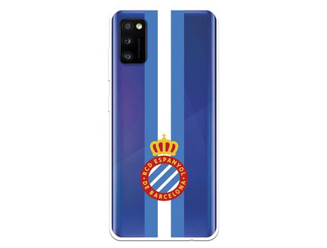 Funda para Samsung Galaxy A41 del RCD Espanyol Escudo Albiceleste Escudo Albiceleste - Licencia Oficial RCD Espanyol