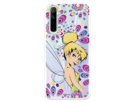 Funda para Realme 6 Oficial de Disney Campanilla Flores