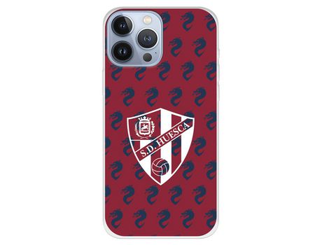 Funda para iPhone 13 Pro Max del Huesca Patron Dragones - Licencia Oficial SD Huesca