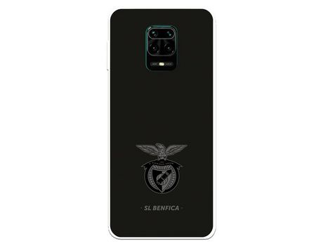 Funda para Xiaomi Redmi Note 9S del Escudo Fondo Negro - Licencia Oficial Benfica