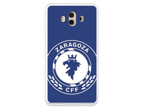 Funda para Huawei Mate 10 del Zaragoza CF Femenino Escudo Grande Fondo Azul - Licencia Oficial Zaragoza CF Femenino