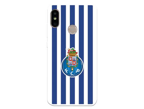 Funda para Xiaomi Mi A2 Lite del Futebol Club Oporto Escudo Rayas - Licencia Oficial Futebol Club Oporto