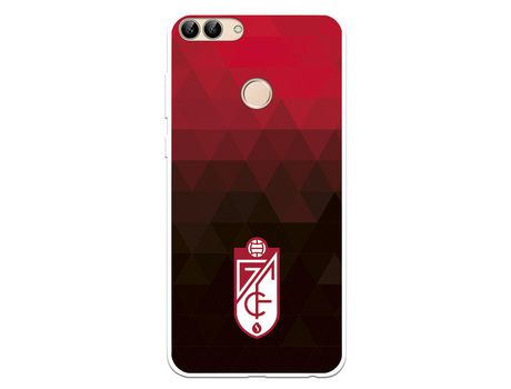 Funda para Huawei P Smart del Granada CF Escudo - Fondo Rojo y Negro Escudo - Fondo Rojo y Negro - Licencia Oficial Granada CF