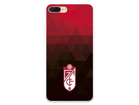 Funda para iPhone 7 Plus del Granada CF Escudo - Fondo Rojo y Negro Escudo - Fondo Rojo y Negro - Licencia Oficial Granada CF